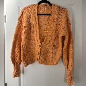 Free People Chedda Sweata Knit Cardigan